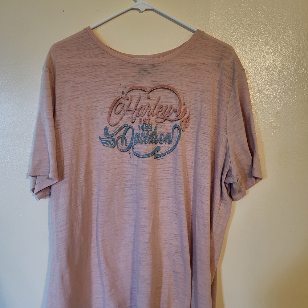 Harley-Davidson Pink Graphic T-Shirt